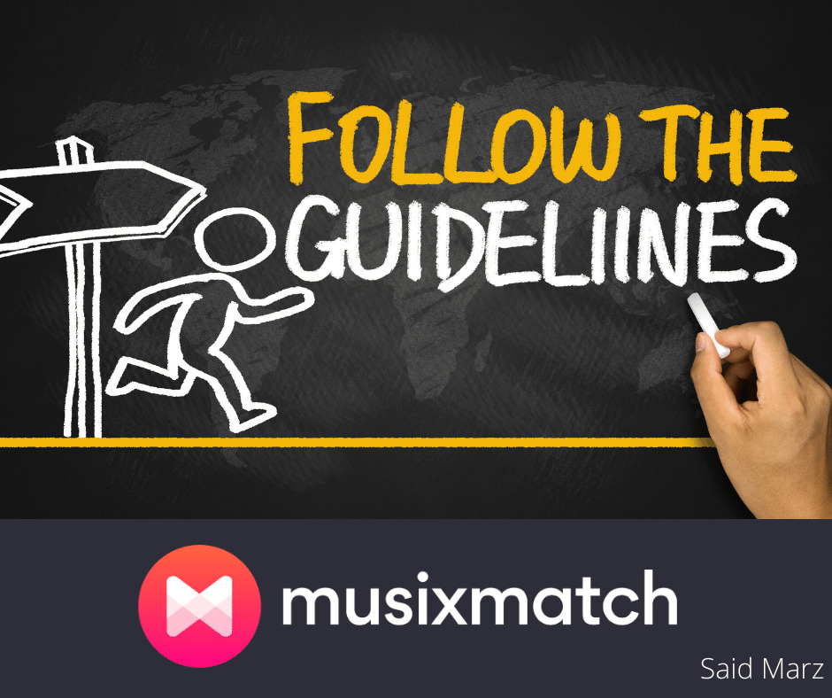 Guidelines o Guías en Musixmatch (Transcripción y Formato)