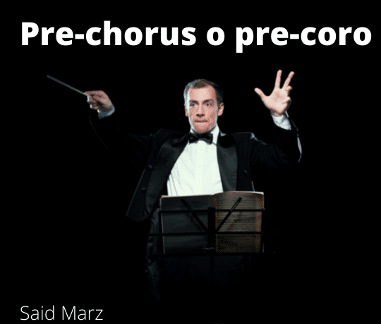 Pre-chorus o pre-coro